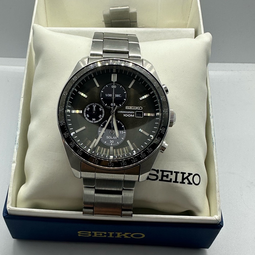 Seiko Solar Chronograph
